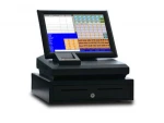 new main board all in one 15 inch touch screen P.O.S. machine with thermal printer for restaurant