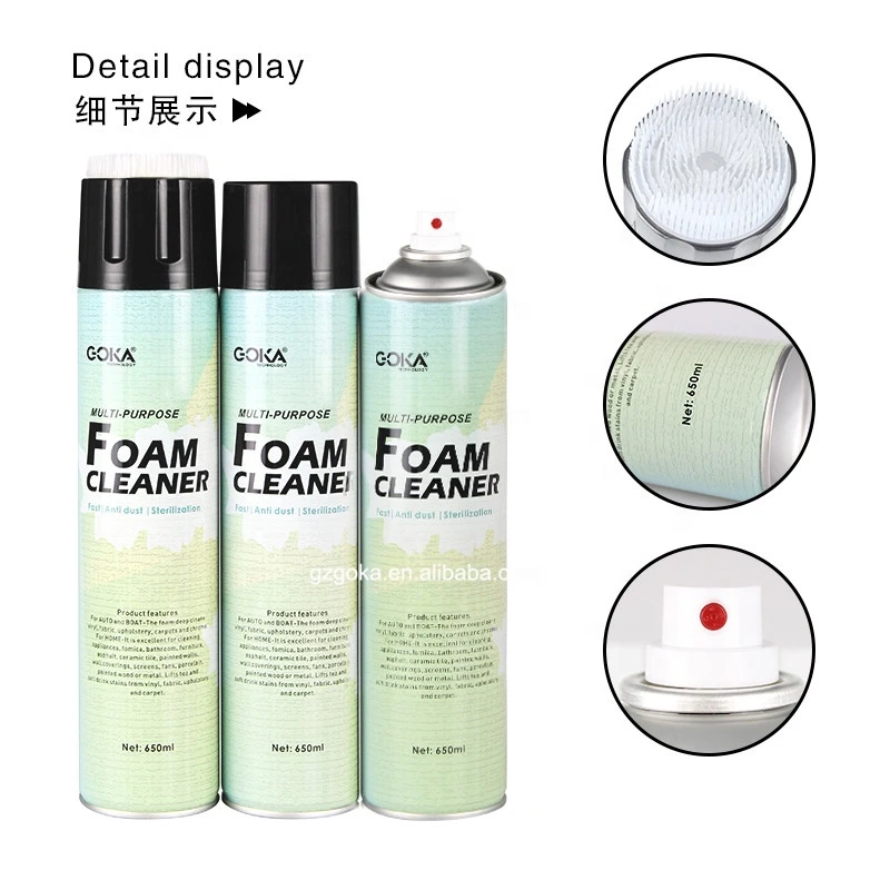 New package universal 650 ml foam cleaning agent car interior deep cleaning kit