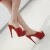 Import new patent leather 15cm super high heel stiletto  waterproof platform high-heeled sandals female summer slippers from China