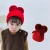 Import New Pompon Baby Winter Hat for Girls Bows Warm Baby Beanie Kids Cap Fur Ball Pom Pom Baby Girl Hat Snow Children Hats 9 Colors from China