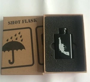 new product for 2015 square hip flask promotion wine flask