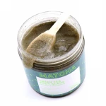 New Product Private Label Sensitive Skin Sugar Exfoliating Organic Whitening Cbd Vegan Natural Matcha Salt Scrub