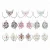 Import New Products Professional Silver Crystal Nipple Tattoo Stickers Glitter Stickers For Party from China