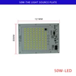 New rural outdoor courtyard light 50-300W LED light source panel PCBA Board