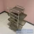 Import New simple golden salon pedicure cart stainless steel rolling trolley on sale from China