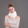 New style fashionable faux rabbit fur custom winter women neck scarf