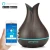 Import New Technology Flower Vase Wood Grain Compatible with Alexa/Google Home Wifi Difusor de Aromas Diffuser Essential Oil Humidifier from China