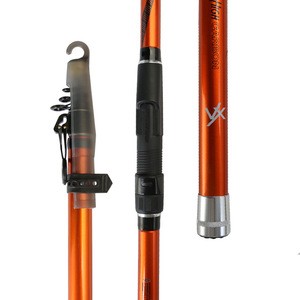 Newbility hot sell 4 section chinese guides E-glass 24T carbon fishing rods