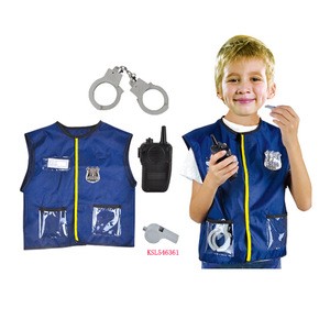 Nice design high quality children police costume for good sale