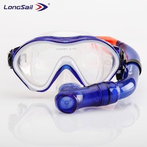OEM beautiful design swimming training set kids diving mask for snorkel