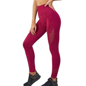OEM factory top quality women seamless leggings new design custom low MOQ wholesale printed fitness leggings