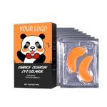 OEM OBM removing wrinkles around the eyes Improve dry lines popular panda eye mask gel eye patch