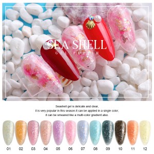 OEM/ODM New Arrivals  Sea Shell UV gel nail polish free sample private label acceptable