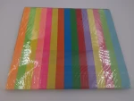 Office school supplies used for DIY products Multi-color paper stars
