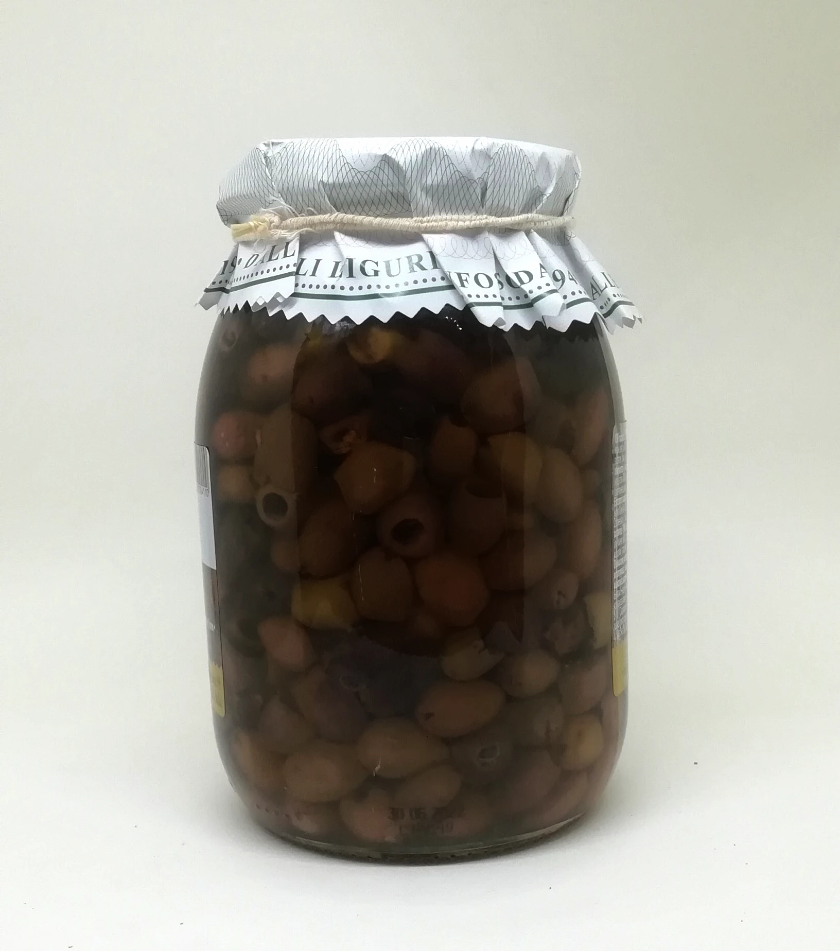 Olives italian taggiasche pitted in  extra virgin olive oil