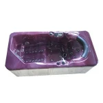 one person rectangular hot spa tub