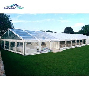 Outdoor A shape high peak white PVC waterproof wedding trade show event party tent
