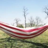 Outdoor camping hammock bed portable cotton hamock mesh hammock