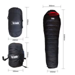Outdoor Cmping Hiking Filling 400g Goose Down Mummy Ultralight Sleeping Bag