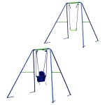 Outdoor double seat selection of metal baby swing and childrens swing