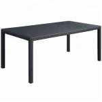Outdoor Restaurant Rattan Garden Set Dinning Tables and Chair