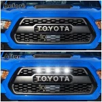 OVOVS New arrival 4PCS Led Grille White Lights Strobe Warning Light Auto Fog Emergence Light For Tacoma