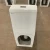 Import p trap toilet black satin  back to wall wc soft seat Ceramic bidet wash closet  combo dual flush cistern tank square closestool from China