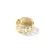 Import Personalized Fashion Geometric Zircon Ring 14K Gold Full Diamond Cuban Chain Design Ring from China