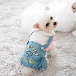 Pet dog clothes no MOQ high quality manufacture dog overalls small dog clothing