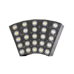 Pixel control powercon in/out china new stage light supplier 25pcs LED COB Matrix ring effect