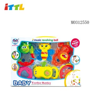 plastic baby rattle set toys musical baby rattle