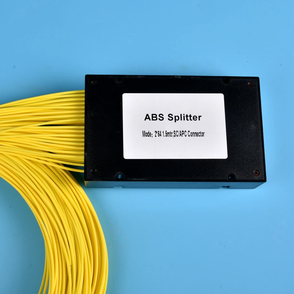 Plc fiber optic splitter 2x64 2 way