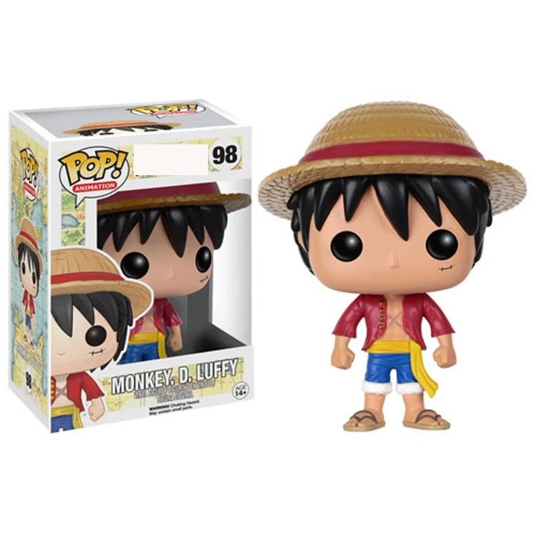 POP One Piece Zoro Monkey D. Luffy Chopper Action Figure PVC Model Toys Gift With Box