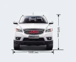 Popular JAC diesel double cabin Pickup 4x4