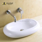 Porcelain Classic Design Art Basin Hand Wash Basin White Kitchen Sinks