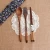 Import Portable cutlery set wooden spoon fork chopsticks travel dinner set with pouch wholesale from China