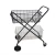 Import Portable double layers folding shopping trolley tennis ball cart for sale from China