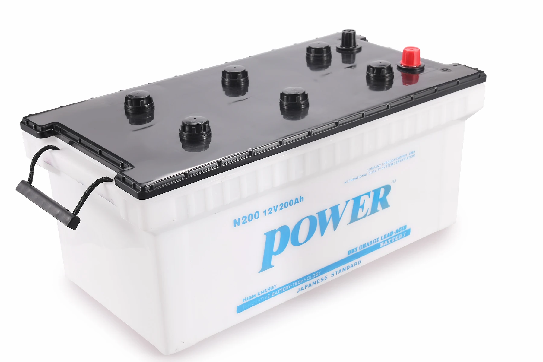 POWER Auto Car Battery 12V 180Ah Excellent Performance Dry Charged Batteries For Cars Supplier