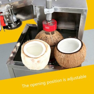 Practical coconut opening machine Coconut quick shell cutting and opening equipment
