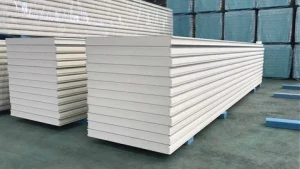 Pre fabricated Cold Room Panel PU Foam Sandwich construction Panel for Cold storage rooms warehouses