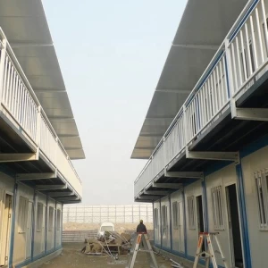 Prefabricated house storage container houses 3 rooms
