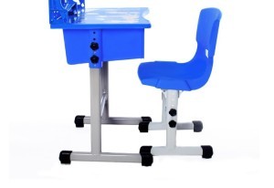 Primary school classroom children plastic student desk and chair