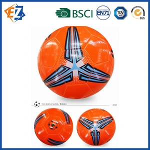 Printed Logo Leather Basic Team Soccer Ball