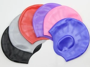 Printing Logo Silicone Swimming Cap