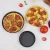 Import Professional Carbon Steel Nonstick Coating Pizza Tray Pan Black Round Pizza Pan set with Holes from China