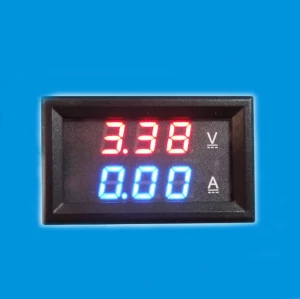 Professional Manufacturer DC 3.3-10V Multifunction Digital Voltage And Current Double Panel Meter
