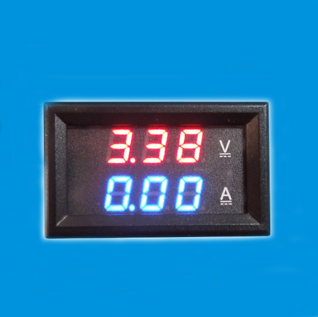 Professional Manufacturer DC 3.3-10V Multifunction Digital Voltage And Current Double Panel Meter