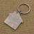 Import Promotion gifts metal house shaped key chain with custom logo from China