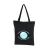 Import Promotional Vivid Heat Transfer Printing Reusable Canvas Black Tote Bag from China