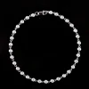 Provence Jewelry 14K White Gold Def 4mm Moissanite Diamond Bracelet for Party Wedding Custom